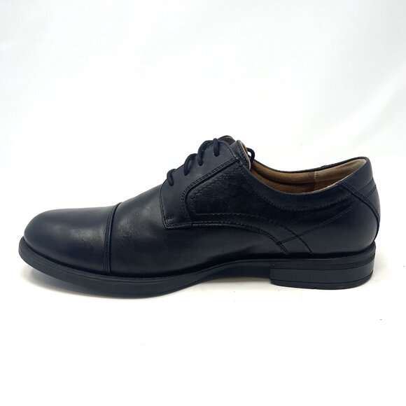 Florsheim Mens Midtown 12138-001 Black Cap Toe Oxford Dress Shoes 10 D - Picture 9 of 12